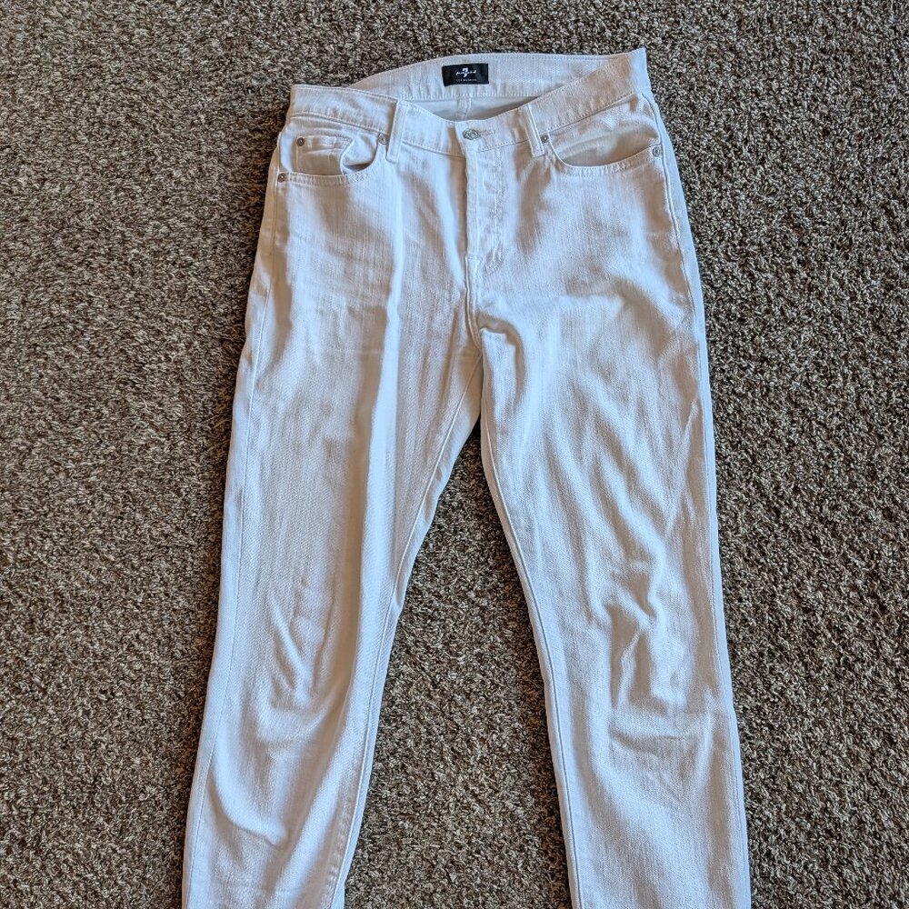 7 for all Mankind Josefina White jean